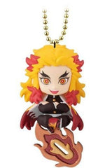 Kyojuro Rengoku 2 Demon Slayer: Kimetsu no Yaiba Twinkle Dolly 003 Key Chain [USED]