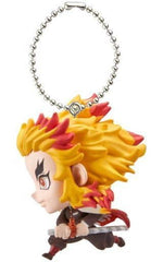 Kyojuro Rengoku 01 Demon Slayer: Kimetsu no Yaiba Deformed Mascot 004 Key Chain [USED]