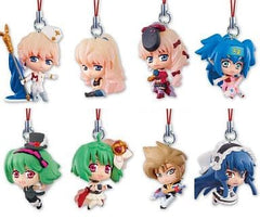 Ranka, etc. Macross Frontier Movie Nyan Petit Mascot Final All 8 Types Set Key Chain [USED]