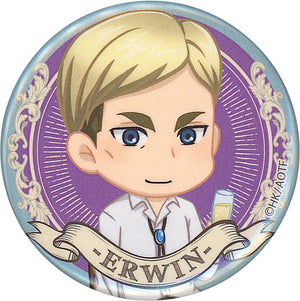 Erwin Smith Attack on Titan Can Badge Tree Village Pop-Up Shop & Collaboration Cafe Limited Can Badge [USED]