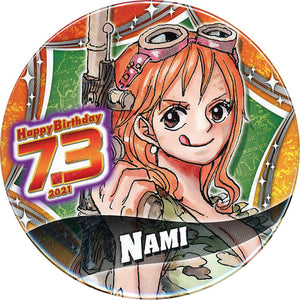 Nami One Piece Birthday Can Badge 2021 Can Badge [USED]