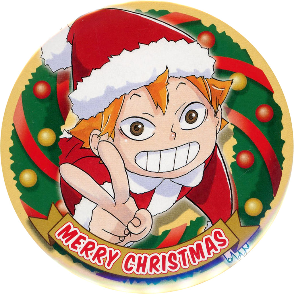 Shoyo Hinata Haikyu!! Christmas Special Can Badge 2018 Tin Badge [USED]