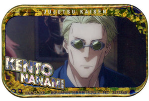 Kento Nanami Jujutsu Kaisen Square Shaped Hologram Can Badge Namco Limited Can Badge [USED]