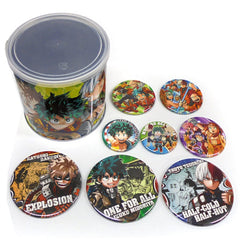 Katsuki Bakugo, etc. My Hero Academia Can Badge Kanzume Weekly Shonen Jump 2020 Issue 44 Limited Service For All Applicants Tin Badge [USED]