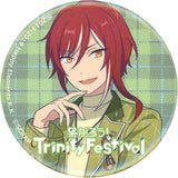 Natsume Sakasaki SCRAP X Ensemble Stars!! Tsunagaro! Trinity Festival Can Badge [USED]