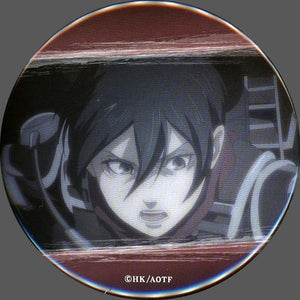 Mikasa Ackerman Battle Attack on Titan Good Luck! Trading Can Badge [USED]