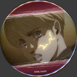 Armin Arlert Awakening Attack on Titan Good Luck! Trading Can Badge [USED]