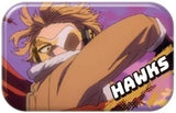 Hawks My Hero Academia Round Squiare Can Badge 06 Badge [USED]