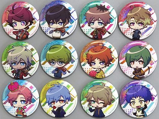 Sakuya Sakuma, etc. A3! Character Badge Collection 6th Performance Spring Troupe & Summer Troupe All 12 Types Set Badge [USED]