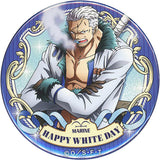 Smoker One Piece Yakara Can Badge White Day Straw Store Limited Can Badge [USED]