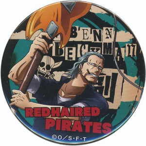 Ben Beckman One Piece Yakara Can Badge Part 15 Music Can Badge [USED]