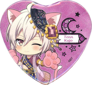 Tenn Kujo IDOLiSH7 Glitter Heart Can Badge Collection 6th Anniversary Festival Can Badge Collection Nanja Town 6th Anniversary Festival Limited Can Badge [USED]