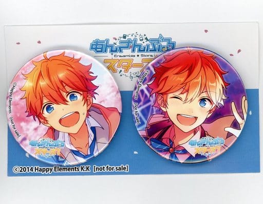 Subaru Akehoshi Ensemble Stars! Cherry Blossom Festival Can Badge Set animate Limited Collection Clear File Box Purchase Bonus Badge [USED]