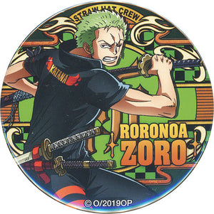 Roronoa Zoro One Piece: Stampede Yakara Can Badge Part 17 Stampede Straw Store Limited Can Badge [USED]