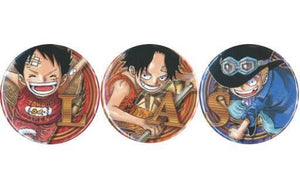 Luffy Ace Sabo One Piece Can Badge Three Brothers Set Jump Festa 2019 Limited Set of 3 Can Badge [USED]