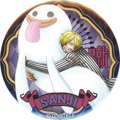 Sanji One Piece Yakara Can Badge Part 19 Phantom of Nightmare Straw Store Limited Tin Badge [USED]