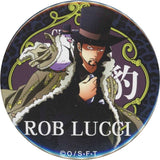 Rob Lucci One Piece Yakara Can Badge Part 19 Phantom of Nightmare Straw Store Limited Tin Badge [USED]