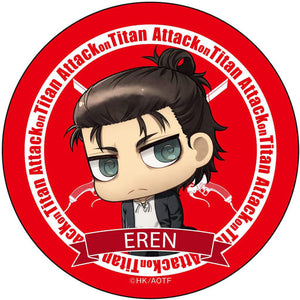 Ellen Yeager Red Size: L Attack on Titan Chimi Chara Can Badge [USED]