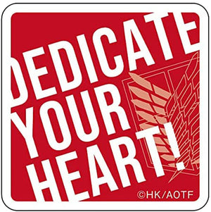 The Scout Regiment Dedicate Your Hearts Attack on Titan Acrylic Badge Badge [USED]