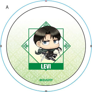 Levi 2 Size M Attack on Titan Chimi Chara Can Badge [USED]