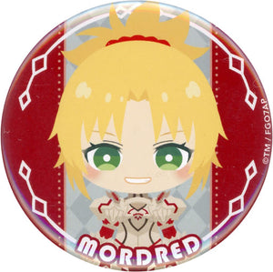 Mordred Fate/Grand Order: Final Singularity Grand Temple of Time: Solomon Pass Chara Trading Can Badge [USED]