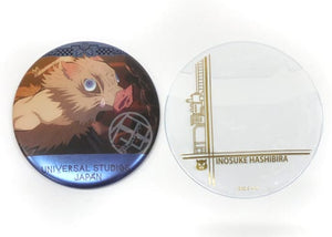 Inosuke Hashibira Demon Slayer: Kimetsu no Yaiba Collectible Can Badge with Cover Universal Studios Japan 2021 Limited Tin Badge [USED]