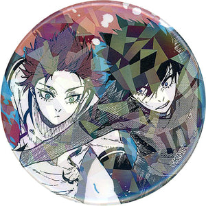 Rin Itoshi Sae Itoshi Blue Lock Trading Hologram Can Badge [USED]