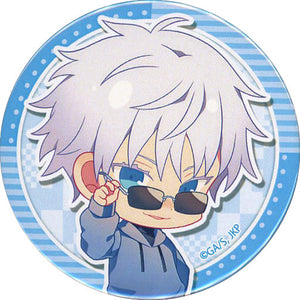 Satoru Gojo Jujutsu Kaisen Trading Can Badge Hoodie Ver. Marui Branch Office Limited Can Badge [USED]