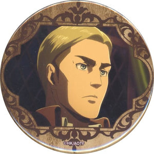 Erwin Smith Attack on Titan DMM Scratch! 76mm Can Badge Prize E-9 Can Badge [USED]