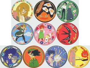 Howl's Moving Castle Embroidery Brooch Collection All 10 Types Set Other-Goods [USED]