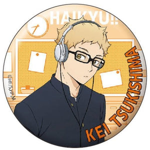 Kei Tsukishima Full Color Haikyu!! Can Badge Collection Can Badge [USED]