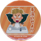 Erwin Smith Attack on Titan X Irasutoya Good Luck! Trading Can Badge Tin Badge [USED]