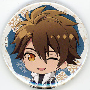 Ryunosuke Tsunashi IDOLiSH7 Trading Can Badge Snowy Night Dream Ver. Idolish7 & Trigger & Re: Vale & Zool animate cafe Limited Can Badge [USED]