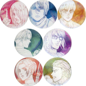 Ellen Yeager, etc. Attack on Titan The Final Season Can Badge Collection Mappa Showcase 10th Anniversary Limited All 7 Types Set Can Badge [USED]