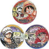 Monkey D. Luffy Trafalgar Law Eustace Kid One Piece Collection Can Badge Jump Festa 2022 Limited Set of 3 Can Badge [USED]