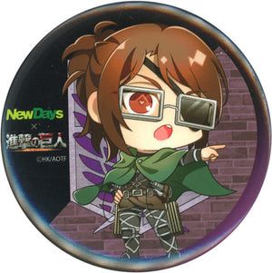 Hange Zoe SD Attack on Titan Can Badge Newdays Limited Can Badge [USED]