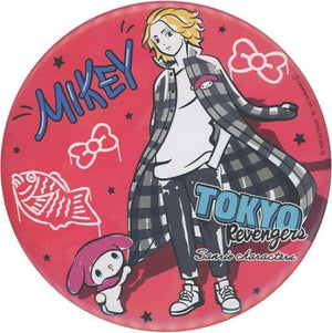 Manjiro Sano My Melody Tokyo Revengers X Sanrio Characters BIG Can Badge Tin Badge [USED]