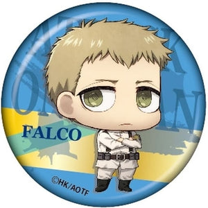 Falco Grice Attack on Titan Chimi Chara Can Badge [USED]