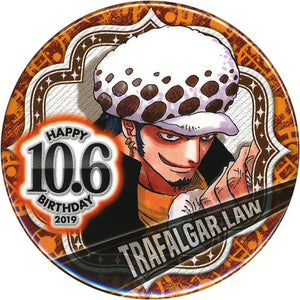 Trafalgar Law 2019 One Piece Birthday Can Badge Straw Store Limited Can Badge [USED]