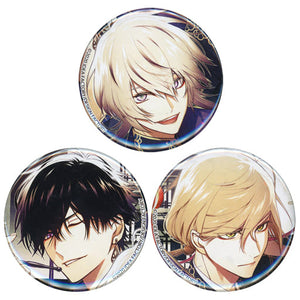 Aiji Yanagi Kei Okazaki Kageyuki Shiraishi Collar x Malice for Nintendo Switch Newly Drawn Can Badge animate Limited Switch Software Bundled Benefits Set of 3 Tin Badge [USED]