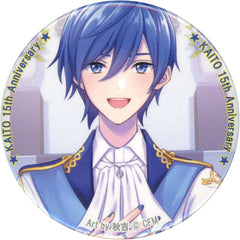KAITO VOCALOID Can Badge Magical Mirai 2021 Limited Kaito 15th Anniversary Set Included Items Tin Badge [USED]