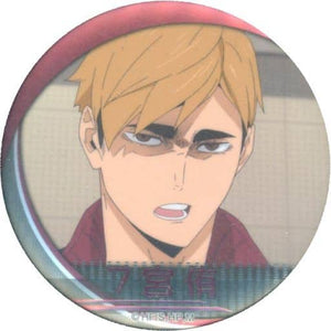 Atsumu Miya Anger Haikyu!! Famous Scene Badge Inarizaki Ver. Jump Shop Limited Tin Badge [USED]