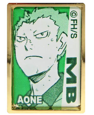 Takanobu Aone Haikyu!! 5th Anniversary Order Pins Date Technical High School Lapel Pin [USED]