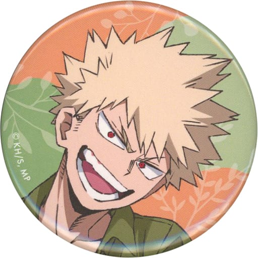 My Hero Academia Katsuki Bakugo Newly Drawn Visual Zookeeper Ver. Trading Can Badge Tobu Zoo Collaboration Exclusive Buttons [USED]