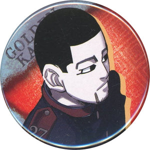 Hyakunosuke Ogata Golden Kamuy Collection Can Badge Petit Strong Men of Youth Golden Kamuy Exhibition Limited Can Badge [USED]