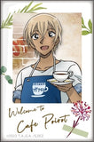 Toru Amuro A Detective Conan: Zero's Tea Time Lifestyle Series Square Can Badge Tin Badge [USED]