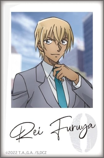 Furuya Rei Detective Conan: Zero's Tea Time Lifestyle Series Square Can Badge [USED]