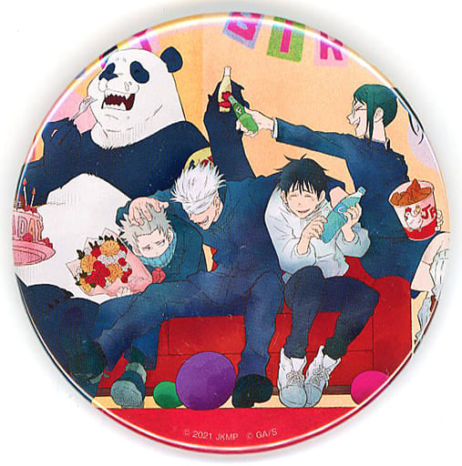 Satoru Gojo Jujutsu Kaisen 0 BIRTHDAY2021 Big Can Badge [USED]