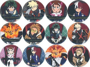 Izuku Midoriya, etc. My Hero Academia Trading Can Badge Sit! Chair! Hero Plaza 2022 Limited All 12 Types Set Can Badge [USED]