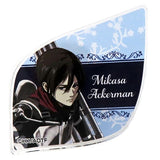 Mikasa Ackerman A Attack on Titan The Final Season DMM Scratch! Acrylic Badge Prize D-2 Badge [USED]